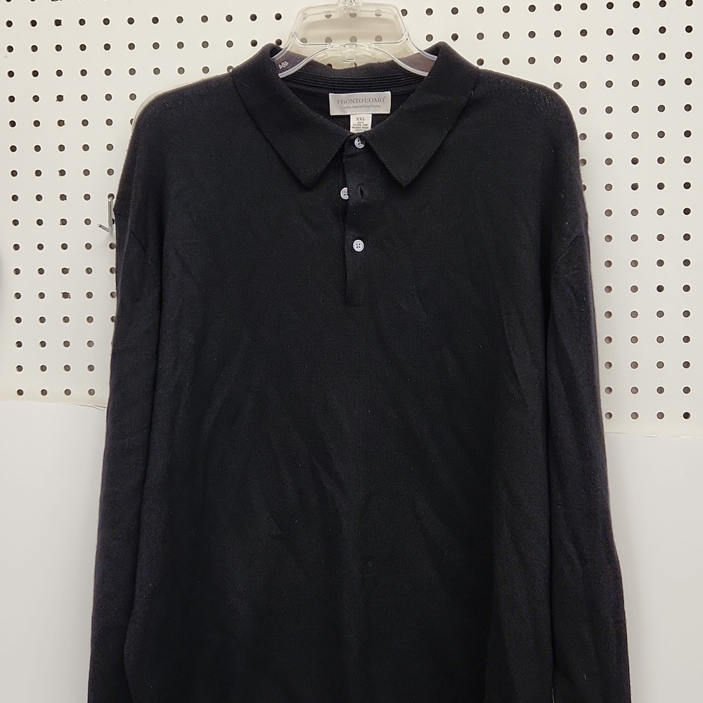 PRONTO Uomo extra fine merino wool sweater men's XXL